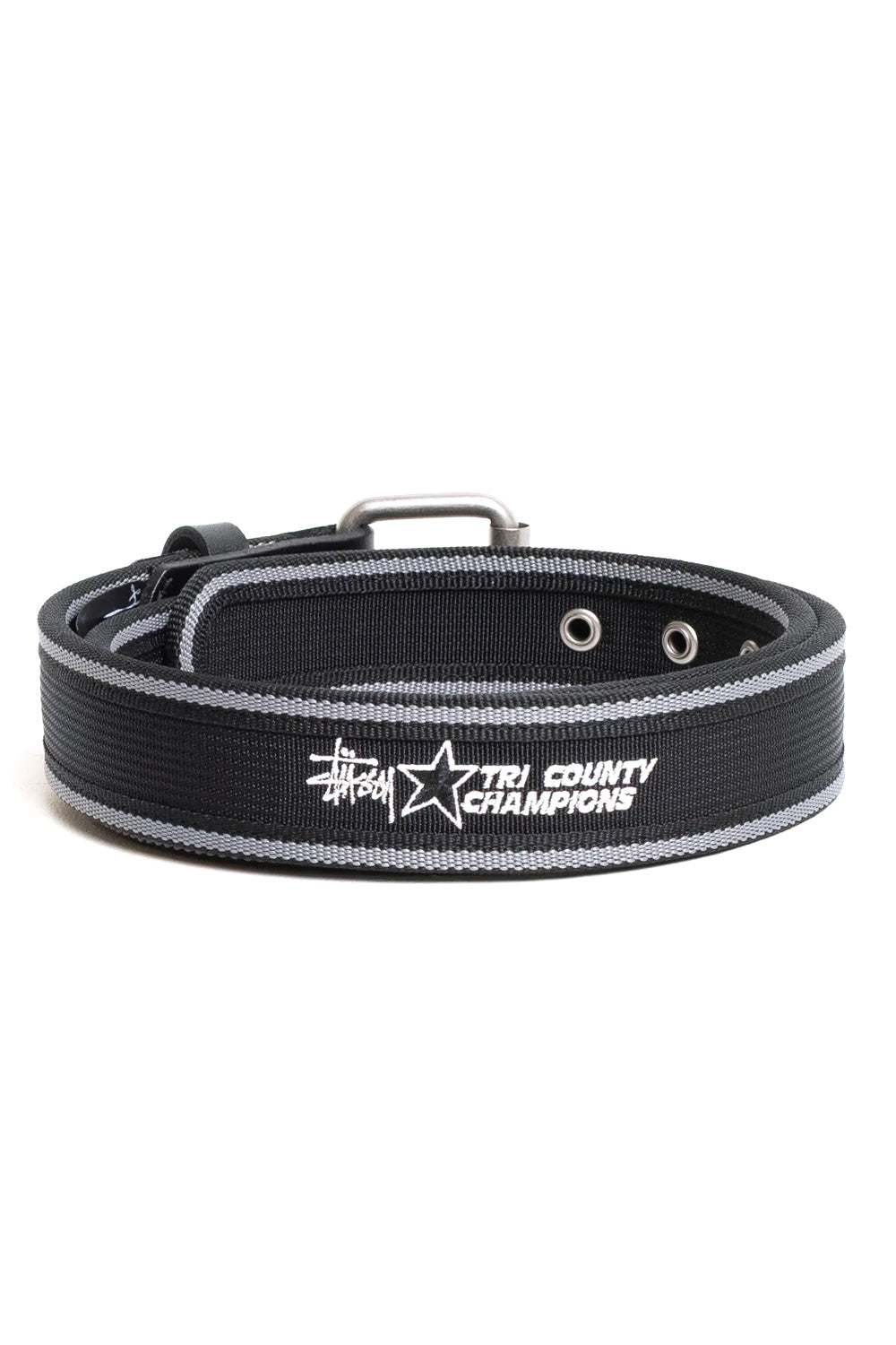 Stüssy Tri County Webbing Belt Black - BONKERS