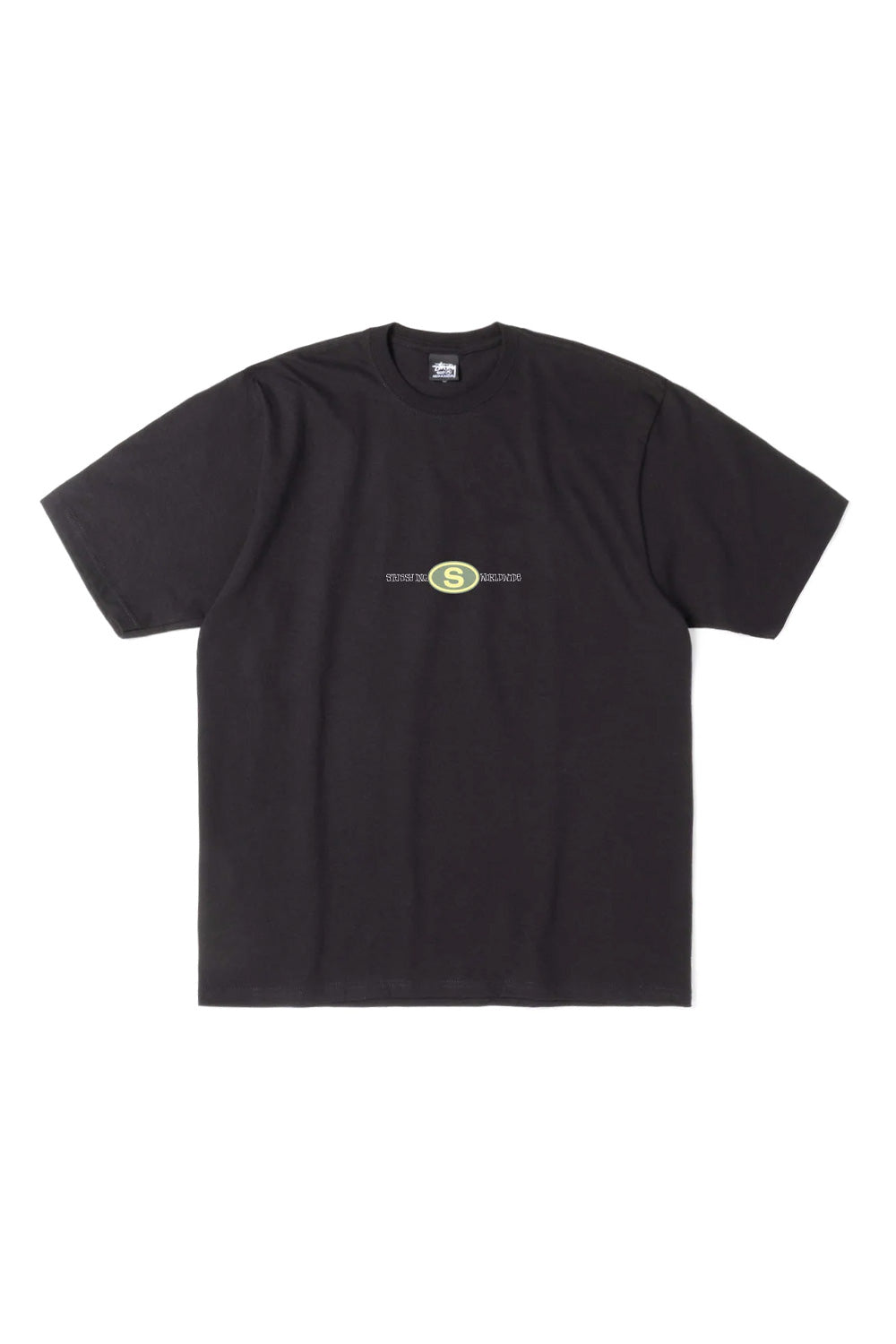 Stussy Worldwide Dot T-Shirt Black - BONKERS